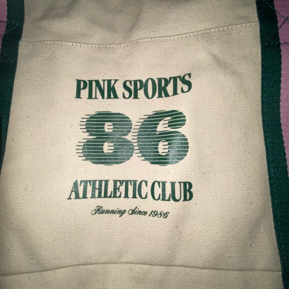 Victoria’s Secret PINK Canvas Pink Sports 86 Duffle Bag, NWT, Preppy & Cute - Picture 4 of 7